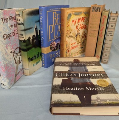 Lot of 8 Vintage & Modern Hardcover Books - William Saroyan, Heather Morris