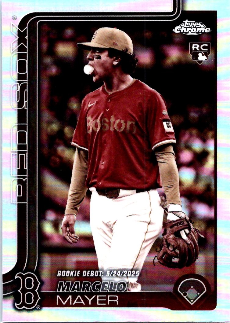 2025 Topps Chrome Update #USC117 Marcelo Mayer Sepia Refractors
