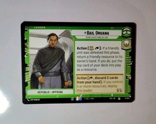 Star Wars Unlimited: Secrets Of Power - Bail Organa (RARE) #008 w/2 BONUS cards
