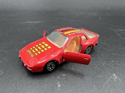 Yatming 944 Porsche Red Opening Doors No 1089 Thailand Loose Condition