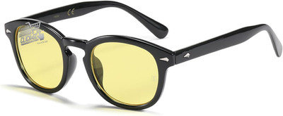Sonnenbrille rund polarisiert Vintage Herren Damen leichte bunte Gläser T