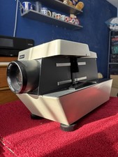 Vintage Rollei P11 dual format slide projector with lens
