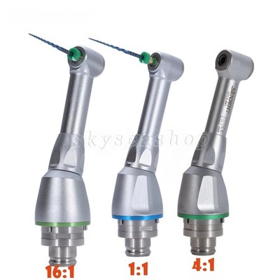 Dental 4:1/1:1/16:1 Contra Angle Head for Hygiene Prophy Handpiece/Endo Motor