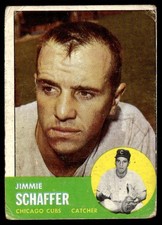 1963 Topps Jimmie Schaffer  - Chicago Cubs #81