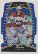 2019-20 Upper Deck Allure Blue Line Auto 5/35 Teuvo Teravainen #22 Auto 3vx