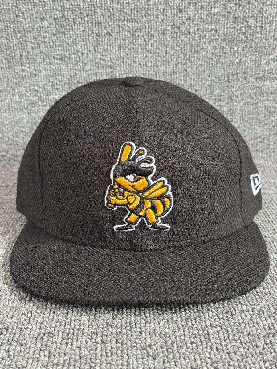 New Era Salt Lake Bees 59FIFTY Fitted Hat Black Size 7