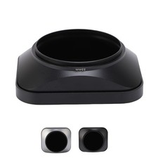 Square Lens Hood For 55mm Lens Aluminum Alloy Universal Metal Lens Hood Shade