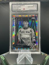 2025 Topps Chrome Formula 1 F1 #130 Lando Norris B&W RayWave GEM MINT PTA 10🔥