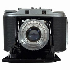 Ansco Speedex Folding Camera Agfa Apotar Lens Untested