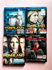 Homeland Seasons 1 to 4 Blu-Rays & DVD, Claire Danes, Damian Lewis, Region A