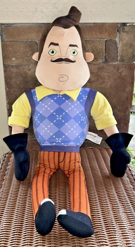 Hello Neighbor BIG 30" Mr. Peterson Theodore Masters Plush Soft Doll Fiesta NWOT