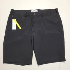 New $170 BRAX LAB Cooltech+ Polyamide Blend Shorts Men's 40 2XL XXL EU 56 Black