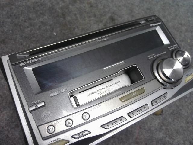 Junk Pioneer Carrozzeria FH-P040 Car Audio 2DIN CD CT Cassette FM