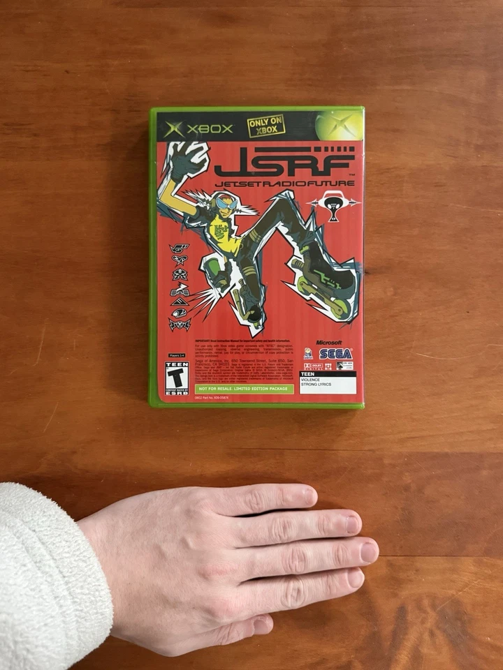 JSRF Jet Set Radio Future & Sega GT 2002 (Original OG Xbox) MINT CIB Complete - Image 3 of 4