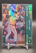 2005 Playoff Prestige~~Chipper Jones~~#110 Xtra Bases Green 03/50~~ATL Braves