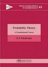 Probability theory: A Foundational Course R.P...