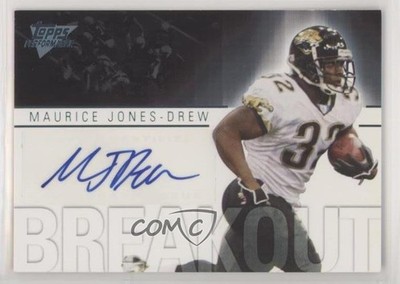 2007 Topps Performance Breakout Maurice Jones-Drew #BA-MD Auto 2p4