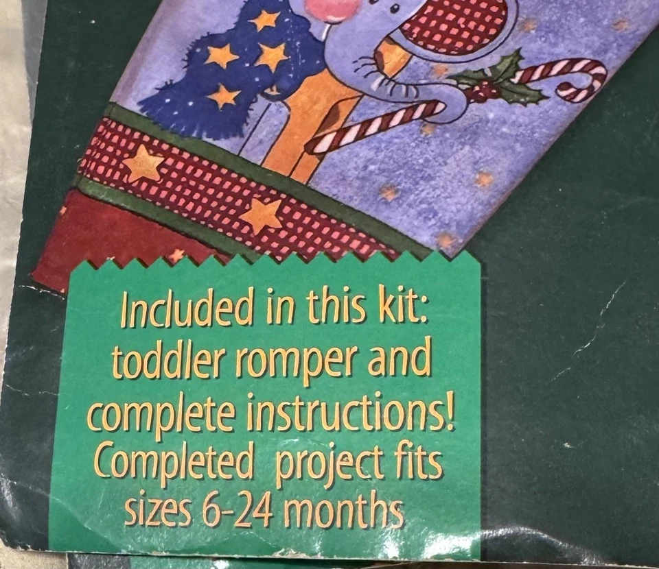 Vintage Daisy Kingdom Romper Toddler 6-24 Months Noah's Ark Sewing Pattern New - Image 4 of 4