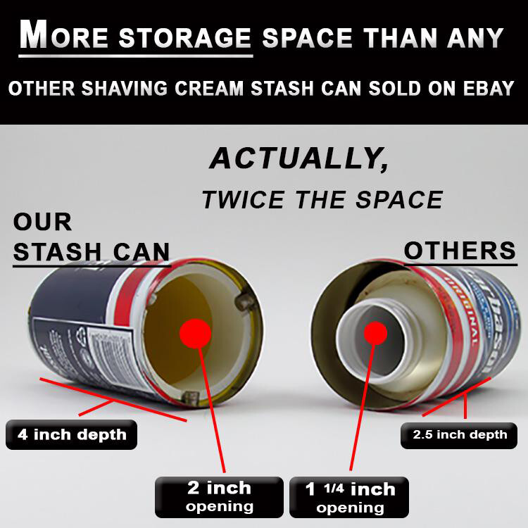 Secret Container Cans Secret Safe Stash Can Diversion Safe - Realistic Shaving Cream Can ...