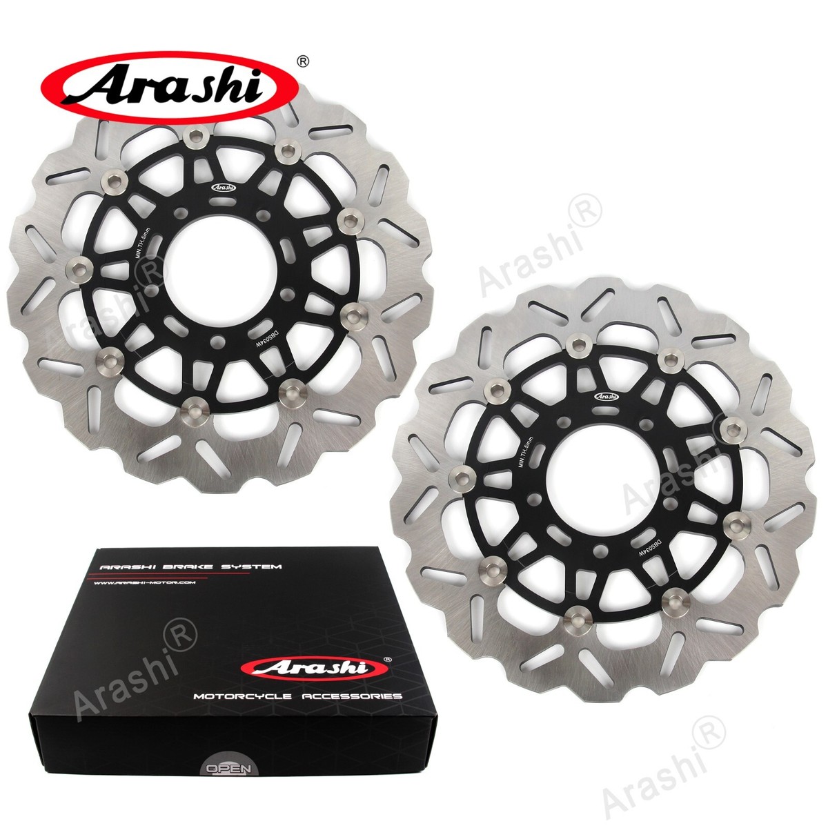 Front Brake Disc Rotor For Kawasaki Ninja ZX6RR 2005 2006 ZX6R 600