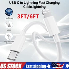 Fast Charger USB C Type-C Cord Charging Cable For iPhone 14 13 12 11 Pro Max XR