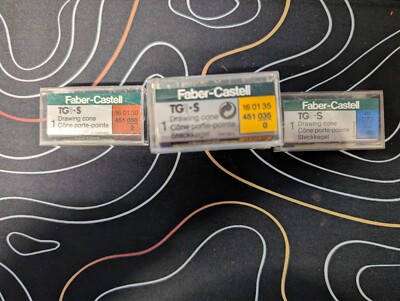Faber Castell TG1.S Technischer Zeichenstift Feder Brandneu verschiedene Größen