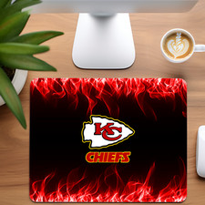 Kansas City Chiefs Custom Non-Slip Neoprene Mouse Pad Home Office