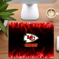 Kansas City Chiefs Custom Non-Slip Neoprene Mouse Pad Home Office