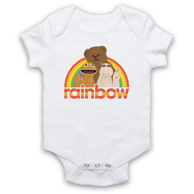 REGENBOGEN ZIPPY BUNGLE GEORGE INOFFIZIELLES KINDER TV LOGO BABY MITWACHSENDER BABYANZUG GESCHENK