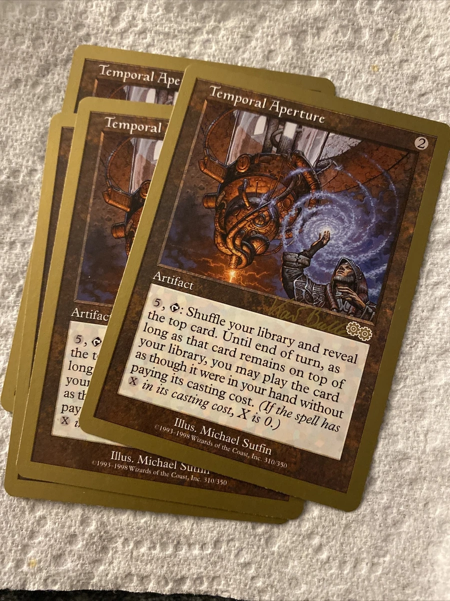 MtG x 4Temporal Aperture - 1999 Kai Budde World Championship Decks - Magic - TCG
