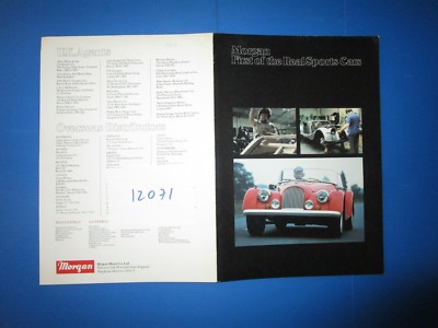 Nr. 12071 / Faltblatt MORGAN +8 und 4/4 englischer Text ca. 1970