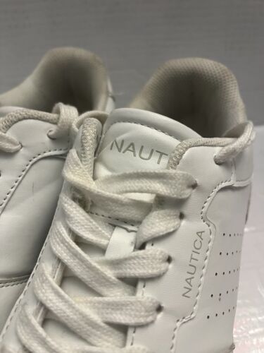 Nautica Stafford Sneakers White Lace Up Men's Size 10 - Picture 2 of 9