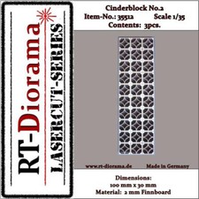 Cinderblock No.2 Ash Block No. 2 1:35 Plastic Model Kit RT-DIORAMA