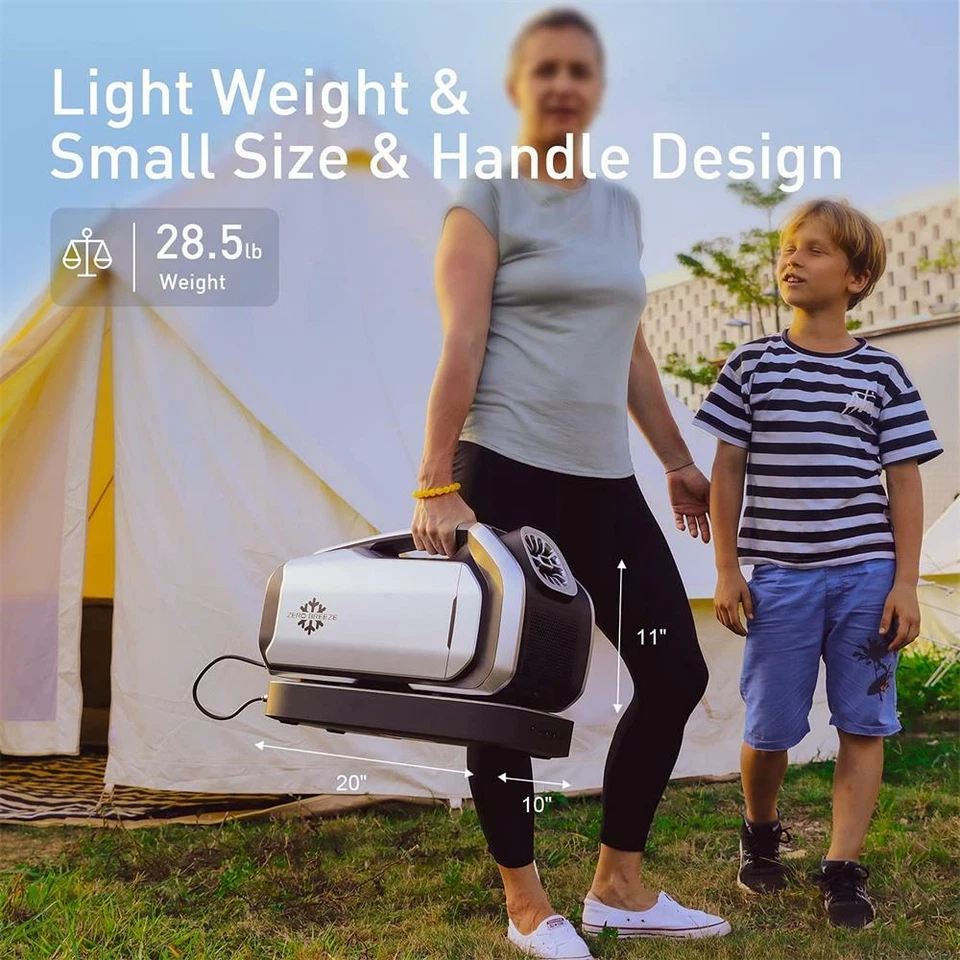 24VUniversal Car Hanging Air Conditioner Fan Kit For Car Caravan Truck US Stock Foto 3 de 4