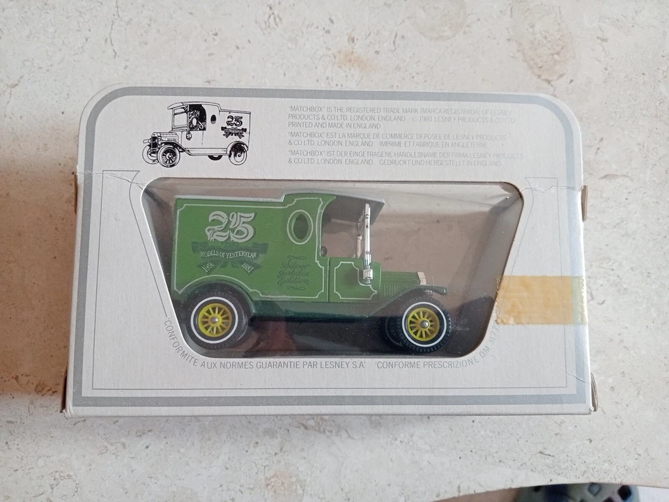 MATCHBOX Y-12/45 1912 Ford Model T Celebrativa 25° Anniversario Matchbox - Immagine 2 di 4