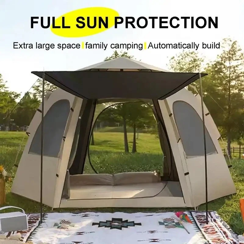 Pop-Up Camping Tent Automatic Family Waterproof Instant Outdoor Dome 5-8 Person
Opens in a new windo