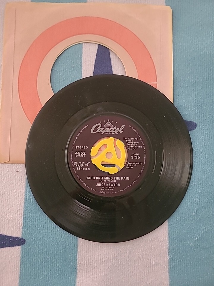 JUICE NEWTON It's A Heartache/ Wouldn't Mind The Rain Capitol 45
