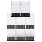 Stackable Acrylic Display Case Box for Lego Minifigures Action Figure Toy 8 PCS