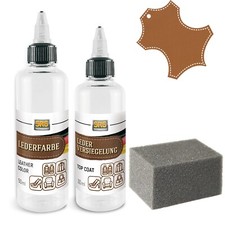 Leder Reparatur Set. Lederfarbe BMW Dakota cognac. Leather repair Kit.