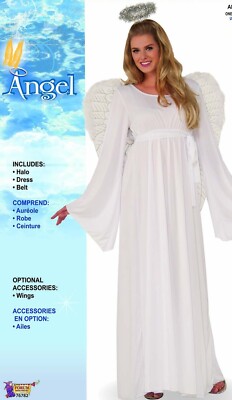GUARDIAN ANGEL ADULT WOMENS XLARGE/STANDARD/PLUS COSTUME HALO