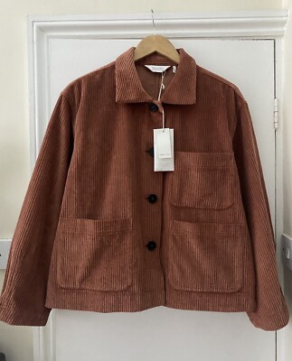 TOAST Cord Jacket - Size 14 - Firewood - RRP £195 - BNWT
