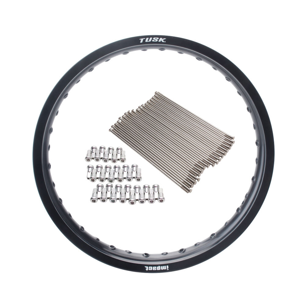 Tusk Rear Rim And Spoke Kit Set 16
