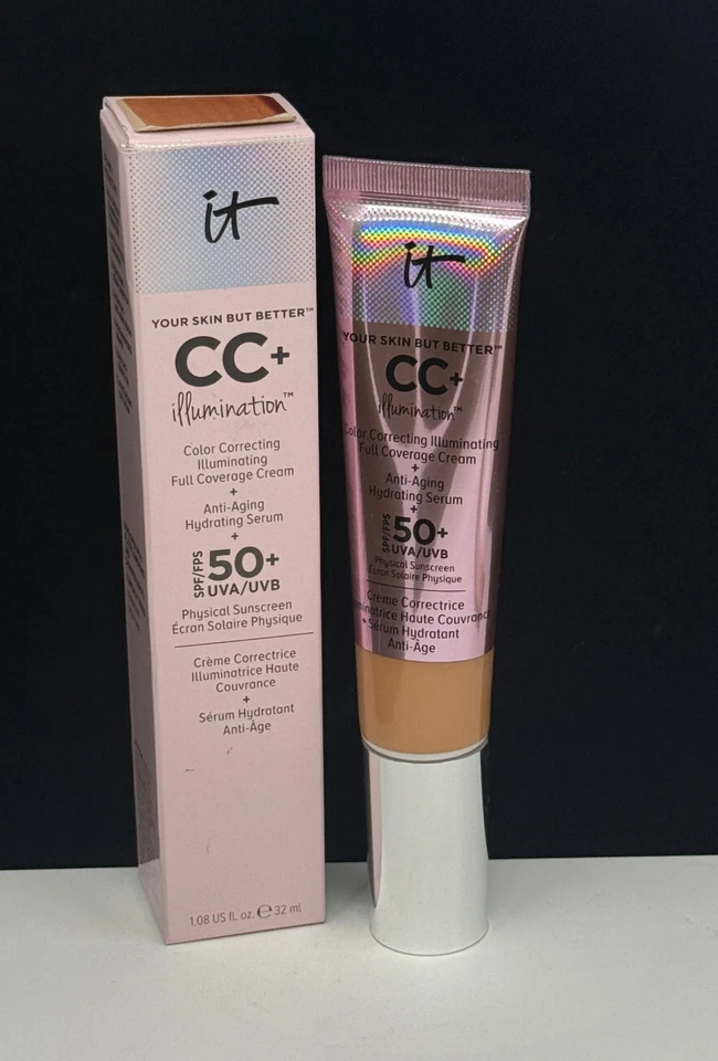 IT Cosmetics CC+  Color Correcting SPF 50+ Full Coverage Cream RICH 1.08 oz - Image 2 of 4