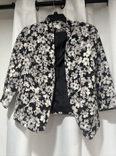 LC Lauren Conrad. Sz 6 Soft Floral Sleeve Jacket Blazer.
