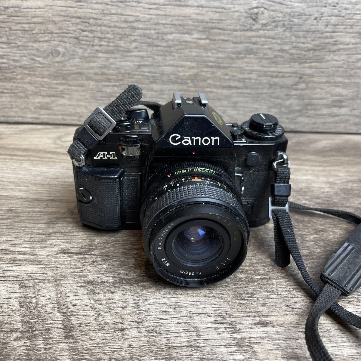 Canon A-1 Black Auto Focus Point & Shoot Compact SLR Film Camera