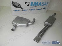 Imasaf Auspuffset für Seat Toledo 1.6 I 1996-1999 | Mitteltopf + Endtopf