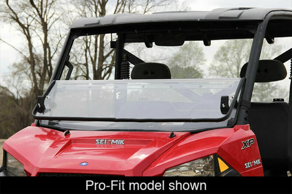 Polaris Ranger Full Size 500 570 800 Diesel 1000 Windshield Seizmik Versa-Fold Foto 4 de 4
