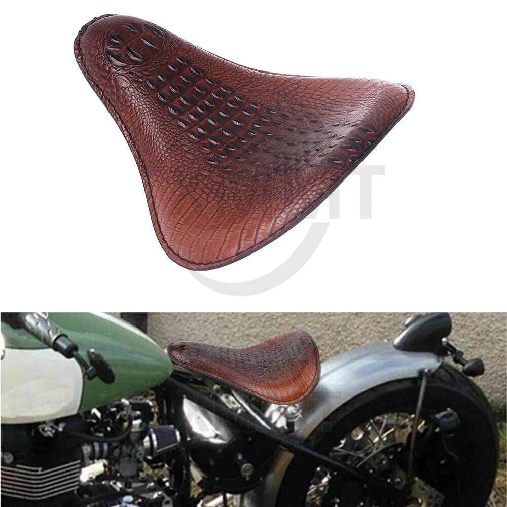Brown leather harley seat outlet