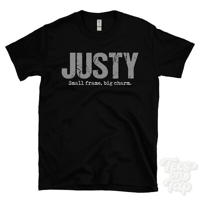 JUSTY: Kleiner Rahmen, großer Anhänger T-Shirt Autofahrer Geschenk