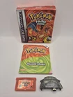 Pokemon FireRed Version Genuine Nintendo Gameboy Advance Boxed Manual & Adapter